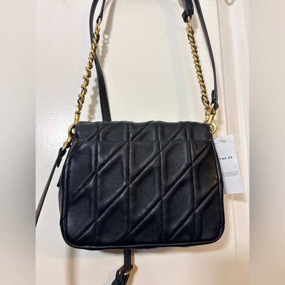 NWT Coach Times Square Tabby 17 - Quilted Black Leather - CW628 - Picture 7 of 16